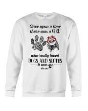 Sloth Girl Crewneck Sweatshirt thumbnail