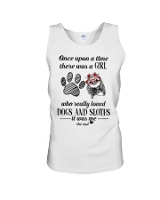 Sloth Girl Unisex Tank thumbnail