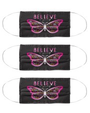 Breast Cancer 15 Cloth Face Mask - 3 Pack front