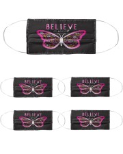 Breast Cancer 15 Cloth Face Mask - 5 Pack front