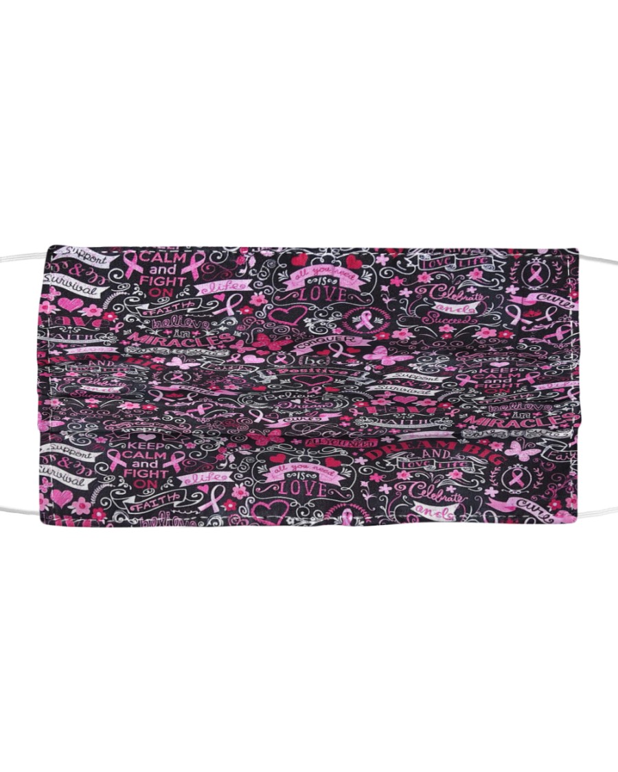 Breast Cancer 05 Cloth face mask