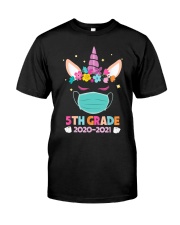 Quarantine Unicorn 5th Grade Classic T-Shirt thumbnail