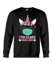 Quarantine Unicorn 5th Grade Crewneck Sweatshirt thumbnail