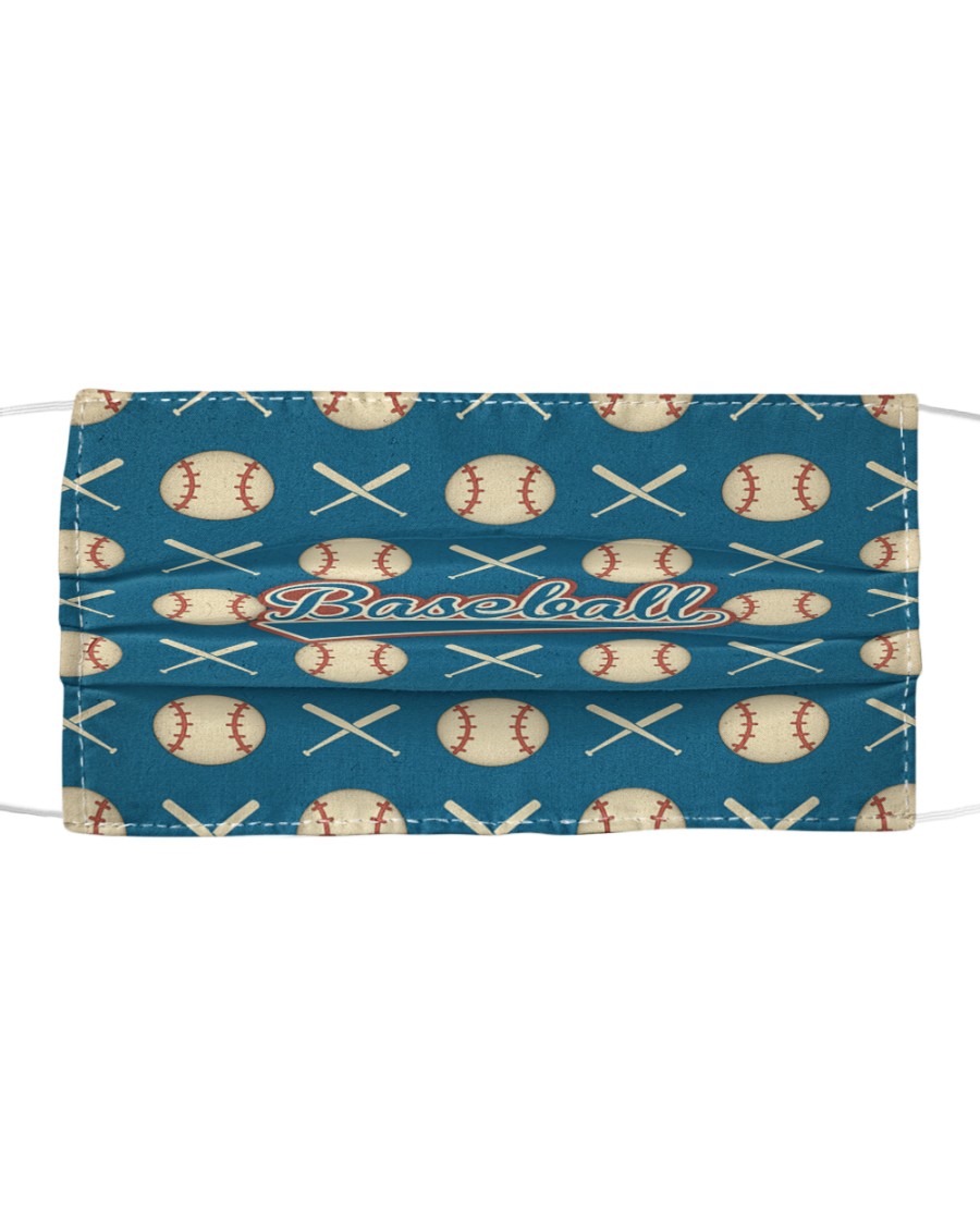 Baseball 3 Cloth face mask