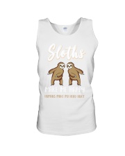 Sloths Make Me Happy Unisex Tank thumbnail