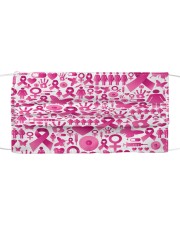 Breast Cancer 13 Cloth face mask front