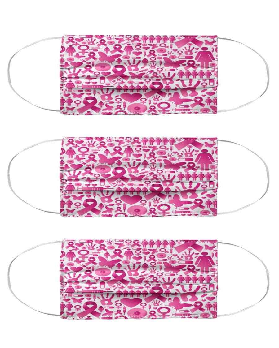 Breast Cancer 13 Cloth Face Mask - 3 Pack