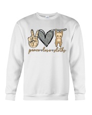 Peace Love Sloths Crewneck Sweatshirt thumbnail