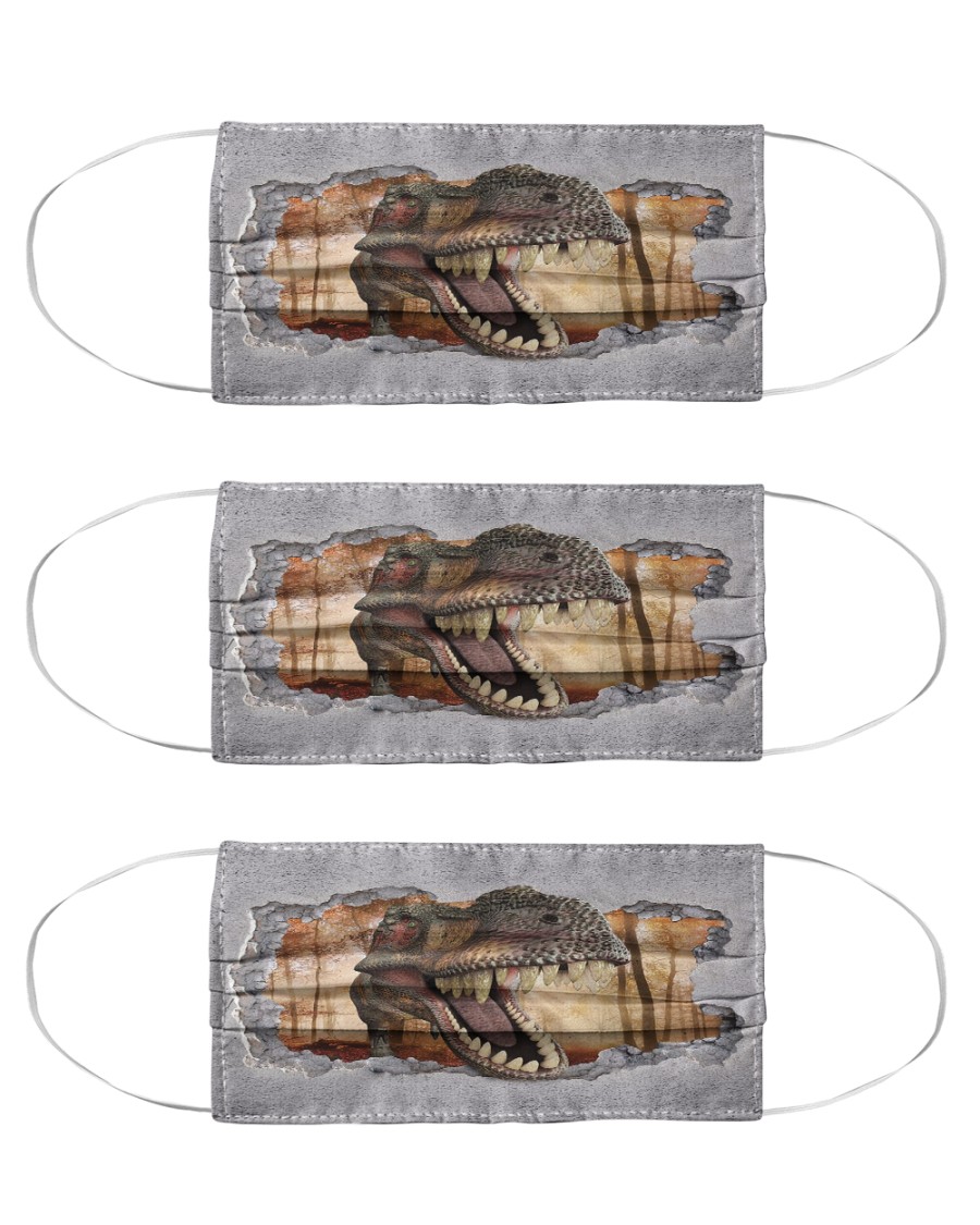 T Rex 19 Cloth Face Mask - 3 Pack
