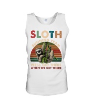 Sloth Running Team Unisex Tank thumbnail