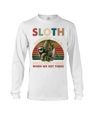 Sloth Running Team Long Sleeve Tee thumbnail