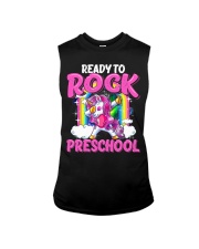 Ready To Rock Preschool Dabbing Unicorn Sleeveless Tee thumbnail