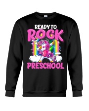 Ready To Rock Preschool Dabbing Unicorn Crewneck Sweatshirt thumbnail