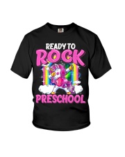Ready To Rock Preschool Dabbing Unicorn Youth T-Shirt front