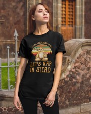 yoga sloth in stead Classic T-Shirt apparel-classic-tshirt-lifestyle-06