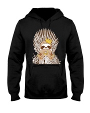 Winter Sloth Hooded Sweatshirt thumbnail