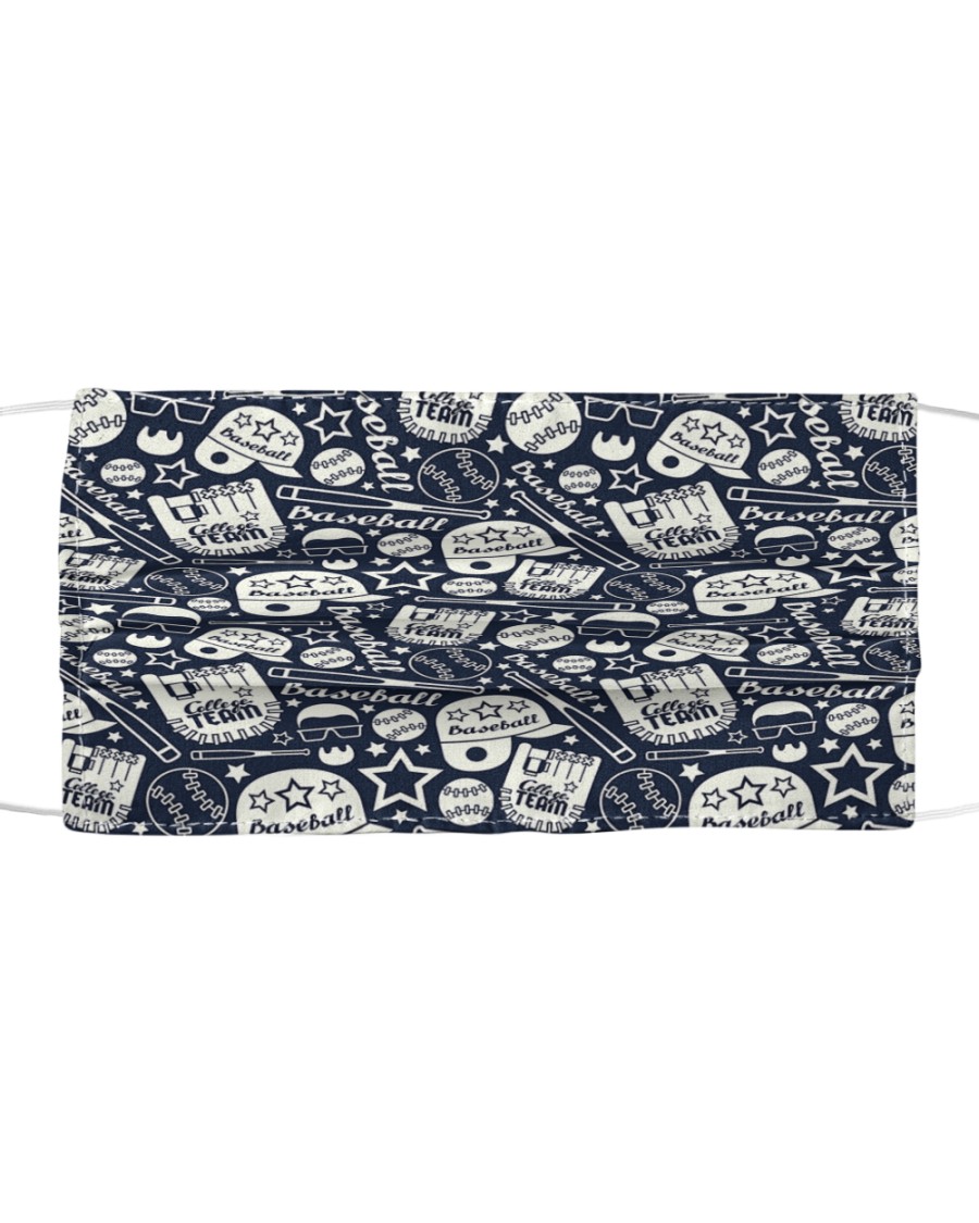 Baseball 7 Cloth face mask