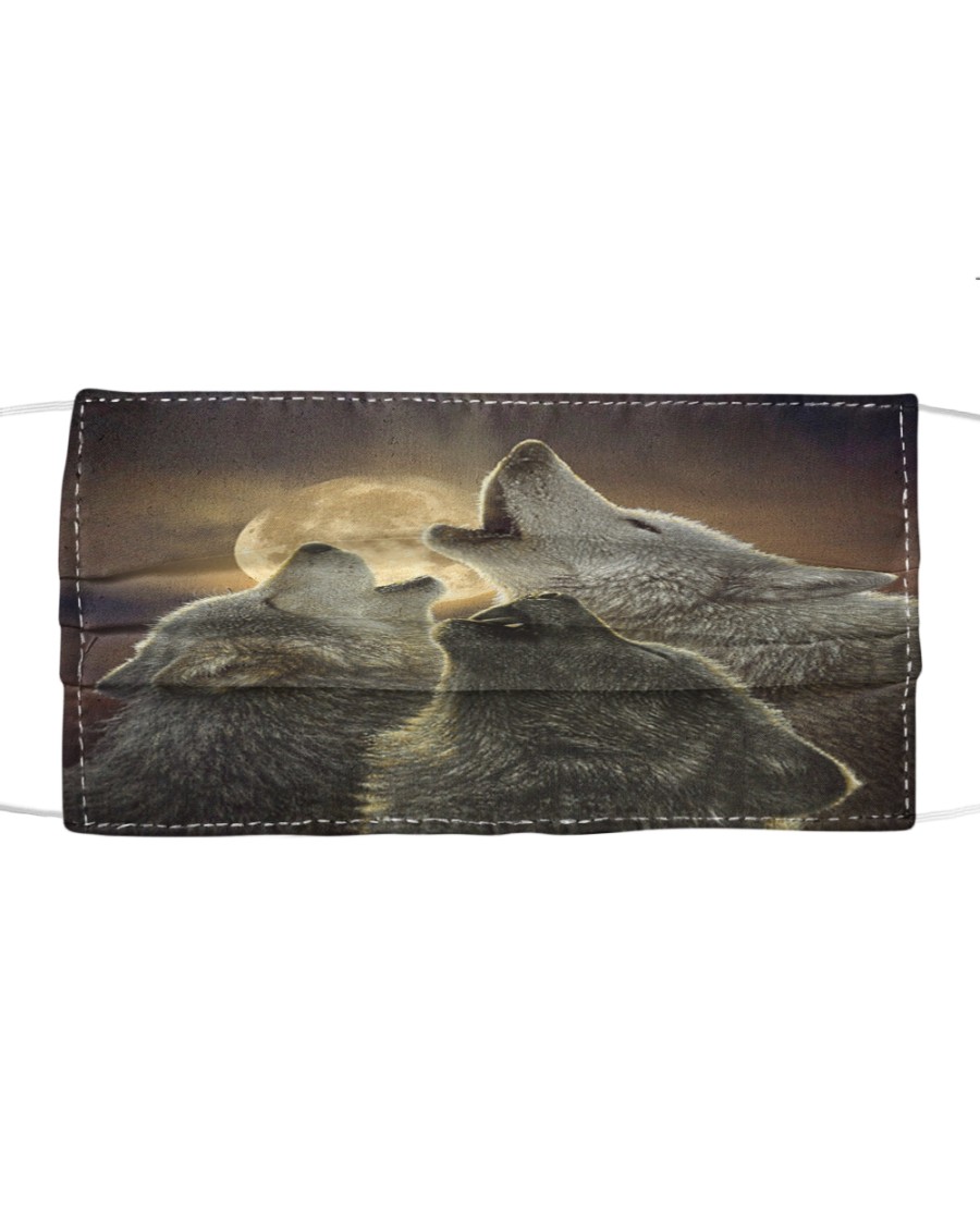 Wolf Cloth face mask