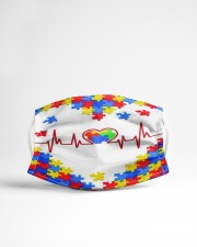 Autism-Heart Beat Cloth face mask aos-face-mask-lifestyle-22