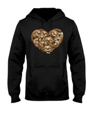Sloth Heart Hooded Sweatshirt thumbnail