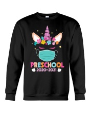 Quarantine Unicorn Preschool Crewneck Sweatshirt thumbnail