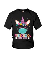 Quarantine Unicorn Preschool Youth T-Shirt front
