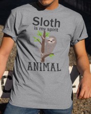 Sloth is my spirit animal Classic T-Shirt apparel-classic-tshirt-lifestyle-28