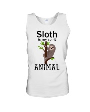 Sloth is my spirit animal Unisex Tank thumbnail