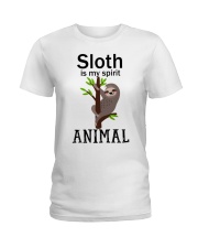 Sloth is my spirit animal Ladies T-Shirt thumbnail
