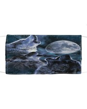 Wolf Cloth face mask front
