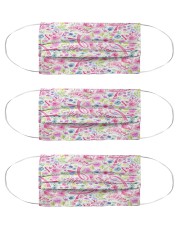 Breast Cancer 08 Cloth Face Mask - 3 Pack front
