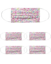 Breast Cancer 08 Cloth Face Mask - 5 Pack front