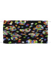 Autism Heart Cloth face mask front