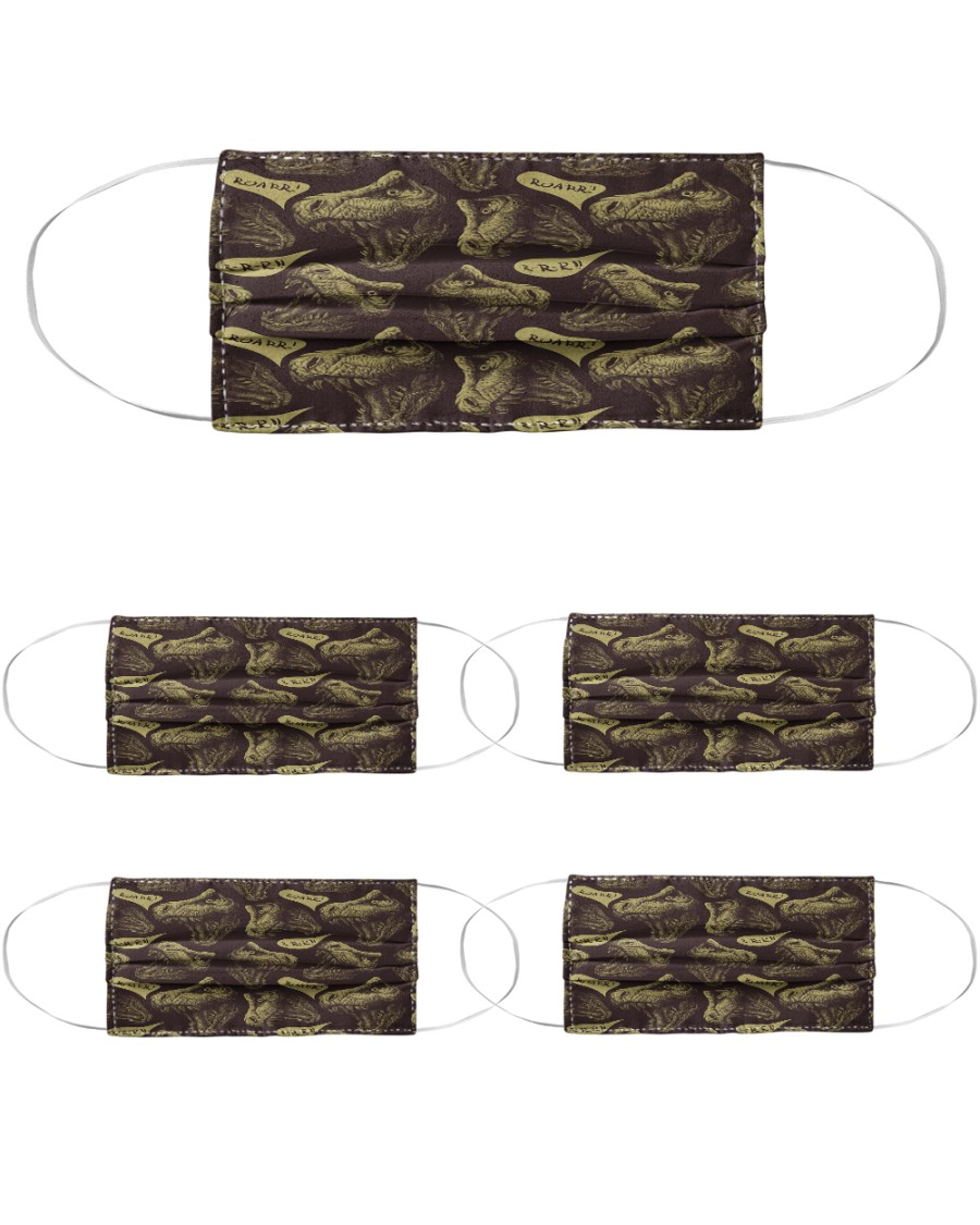 T Rex 20 Cloth Face Mask - 5 Pack
