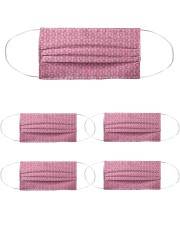 Breast Cancer 02 Cloth Face Mask - 5 Pack front
