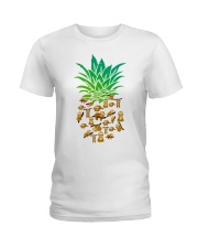Sloth Pineapple Ladies T-Shirt thumbnail