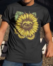 Sloth Sunflower Classic T-Shirt apparel-classic-tshirt-lifestyle-28