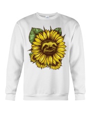 Sloth Sunflower Crewneck Sweatshirt thumbnail