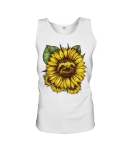 Sloth Sunflower Unisex Tank thumbnail