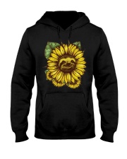 Sloth Sunflower Hooded Sweatshirt thumbnail