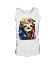Sloth American Unisex Tank thumbnail