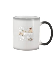 Sloth Make Me Happy Color Changing Mug thumbnail