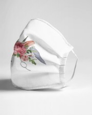 Hairdresser Barber Tools Floral Cloth face mask aos-face-mask-lifestyle-21