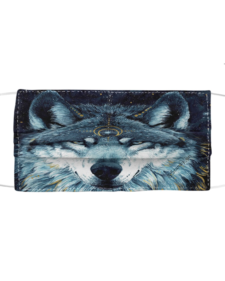 Wolf Cloth face mask