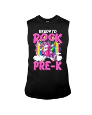Ready To Rock Pre-K Dabbing Unicorn Sleeveless Tee thumbnail