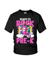 Ready To Rock Pre-K Dabbing Unicorn Youth T-Shirt front