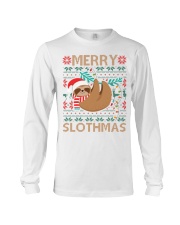 xmas sloth Long Sleeve Tee thumbnail