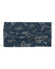 Baseball 2 Cloth face mask front