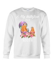 My birthstone egg sloth Crewneck Sweatshirt thumbnail