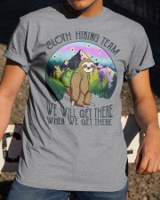 Sloth Hiking Team Classic T-Shirt apparel-classic-tshirt-lifestyle-28